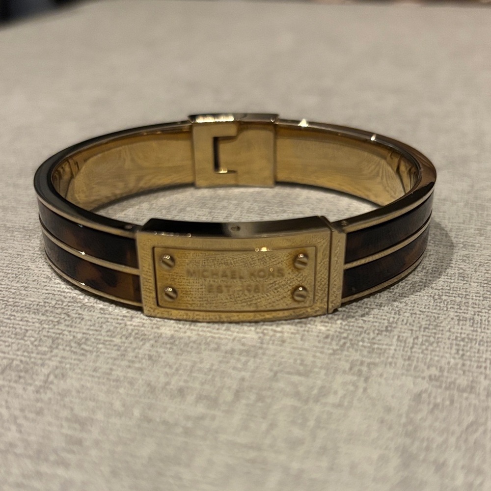 Michael Kors Gold and Tortoise Bracelet